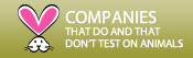 Companies That Do and That Don't Test on Animals